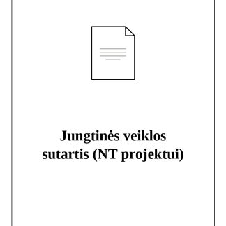 Jungtinės veiklos sutartis (NT plėtros / statybos projektui)